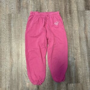 Women’s pink old navy sweatpants
